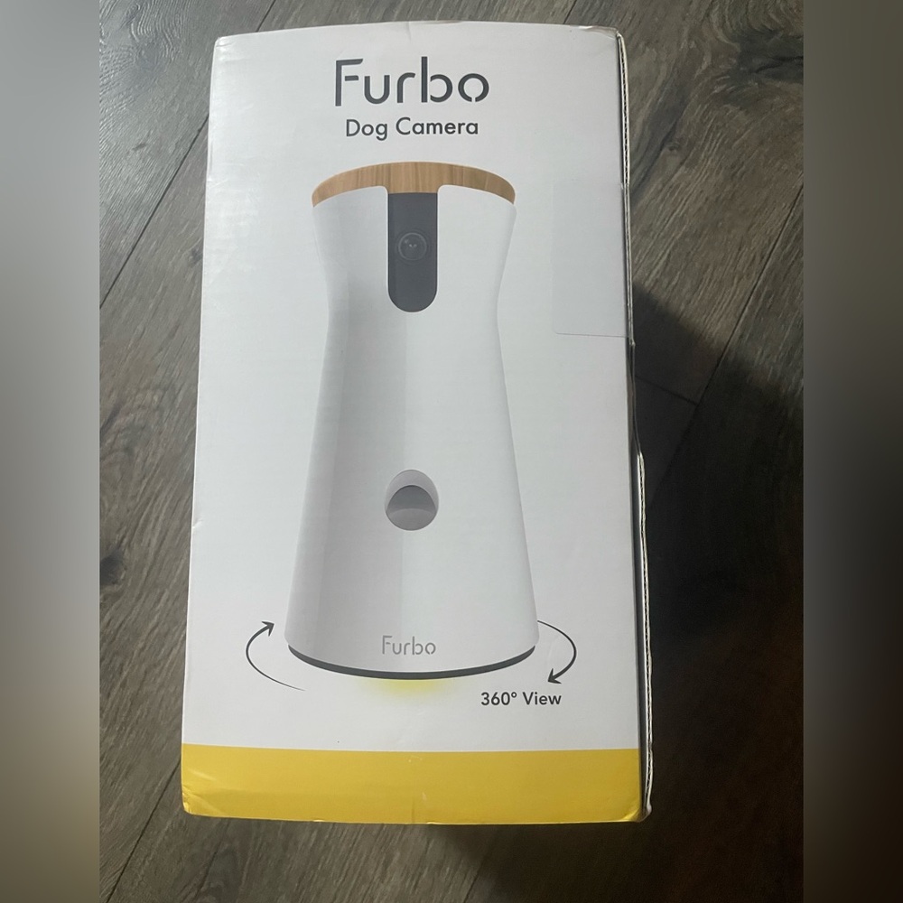 Furbo Dog Camera: [New 2022] Rotating 360° View Wide-Angle Pet Camera Treat Toss
